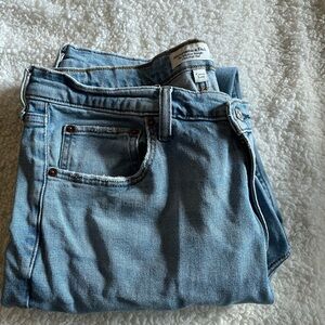 Abercrombie CURVELOVE SIZE 18 90s straight leg with criss-cross waist